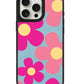 iPhone Leather Grip Case - Daisy Delight