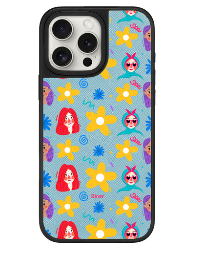 iPhone Leather Grip - Daisy Faces