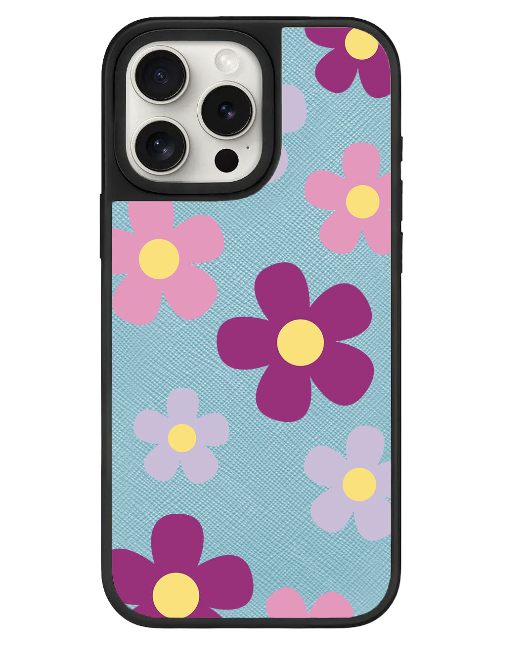 iPhone Leather Grip Case - Daisy Paradise