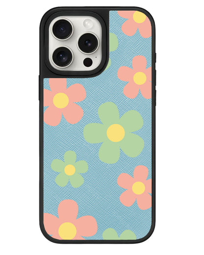 iPhone Leather Grip - Daisy Spring