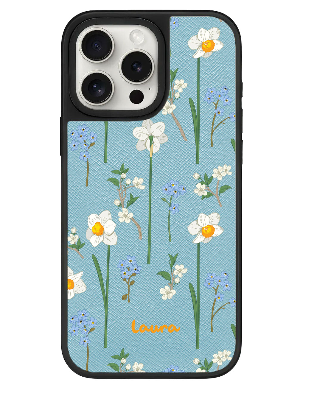 iPhone Leather Grip - December Narcissus