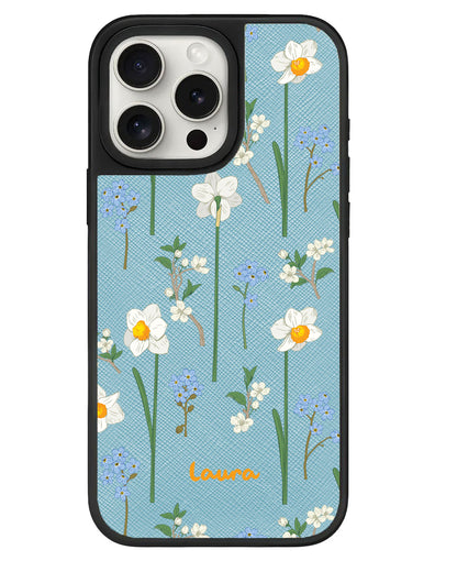 iPhone Leather Grip - December Narcissus