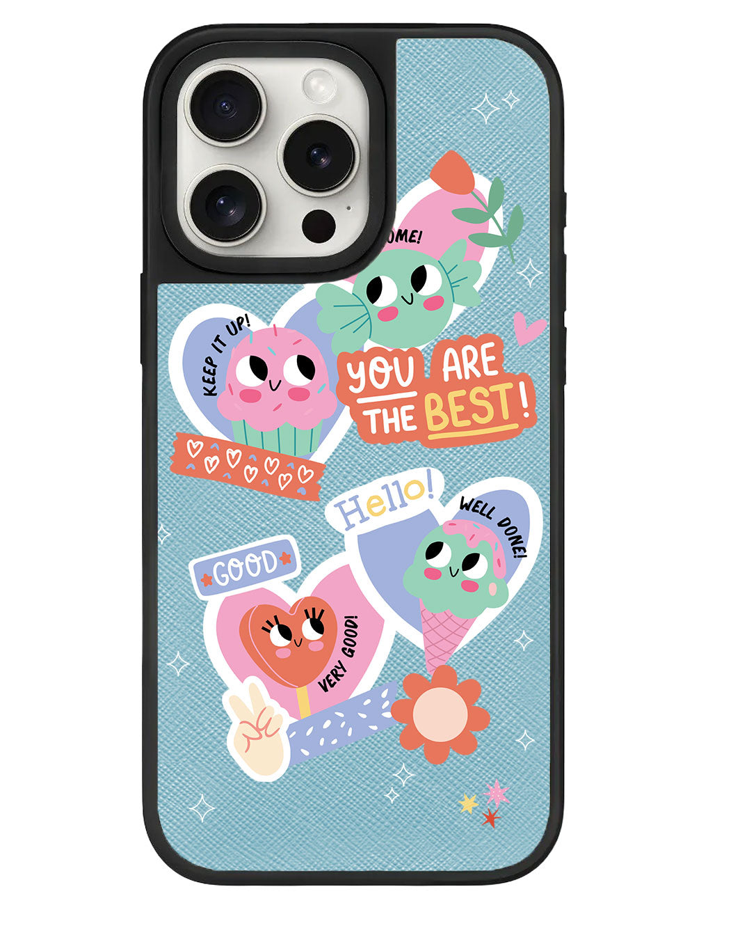 iPhone Leather Grip - Dessert Party