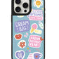 iPhone Leather Grip Case - Dream Sticker Pack