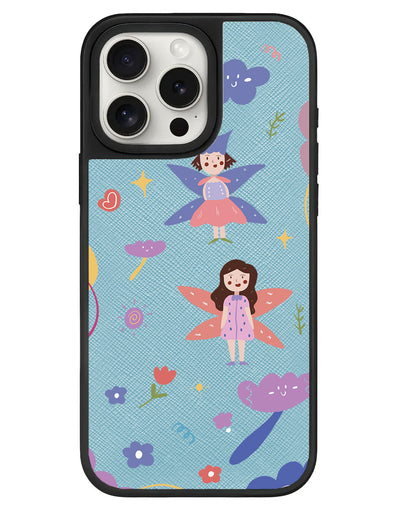iPhone Leather Grip - Fairy Pattern