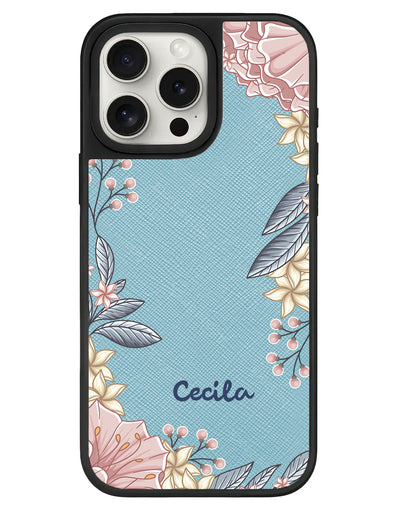 iPhone Leather Grip - Pink Florals