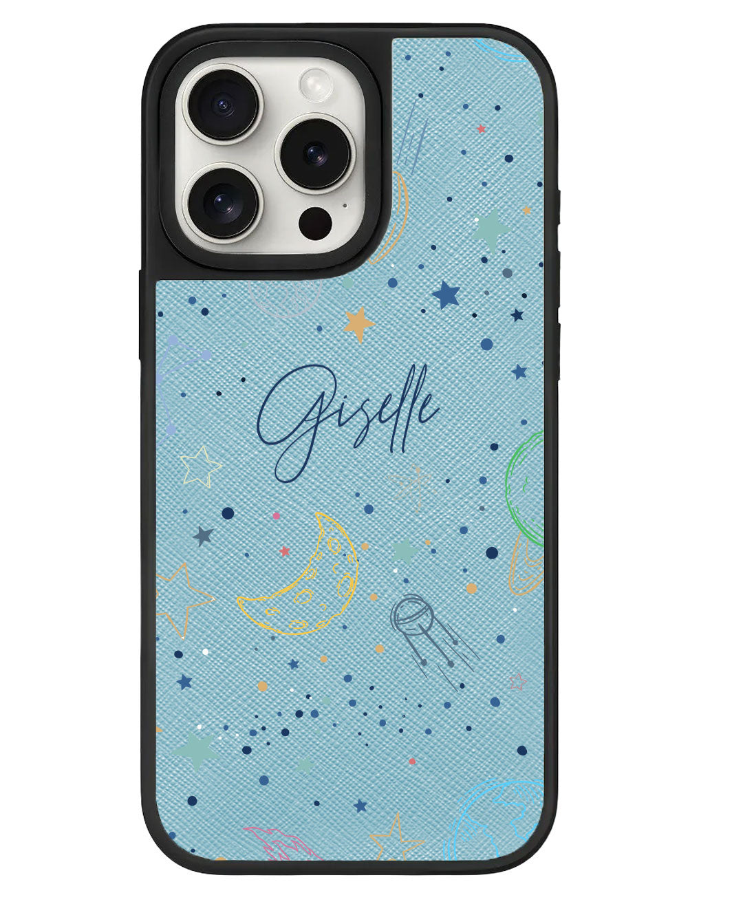 iPhone Leather Grip Case - Galaxy