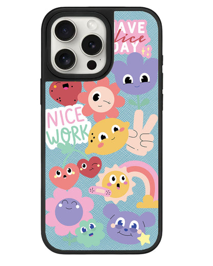 iPhone Leather Grip - Garden Party