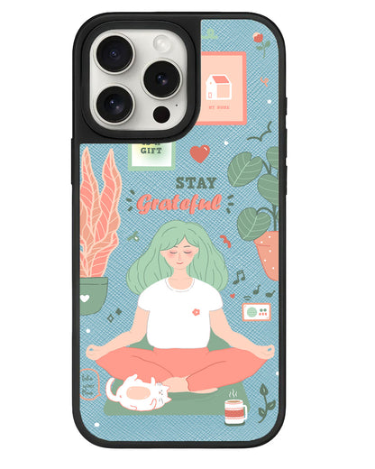 iPhone Leather Grip - Grateful