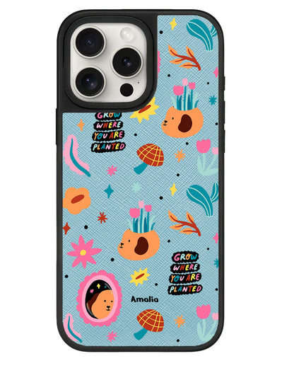 iPhone Leather Grip - Grow and Bloom