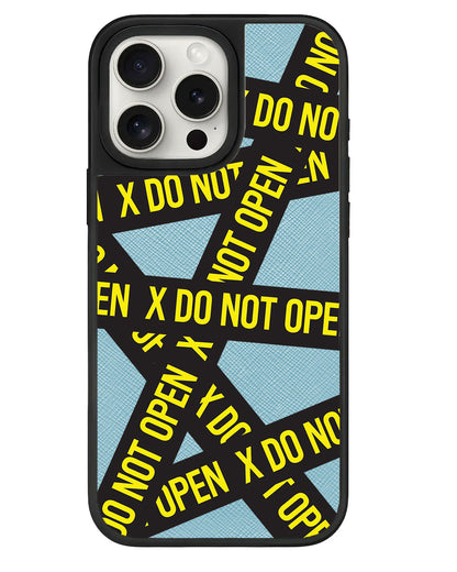 iPhone Leather Grip - Do Not Open 1.0