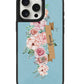 iPhone Leather Grip Case - Peony