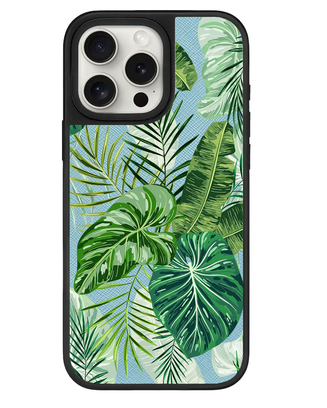 iPhone Leather Grip Case - Rainforest