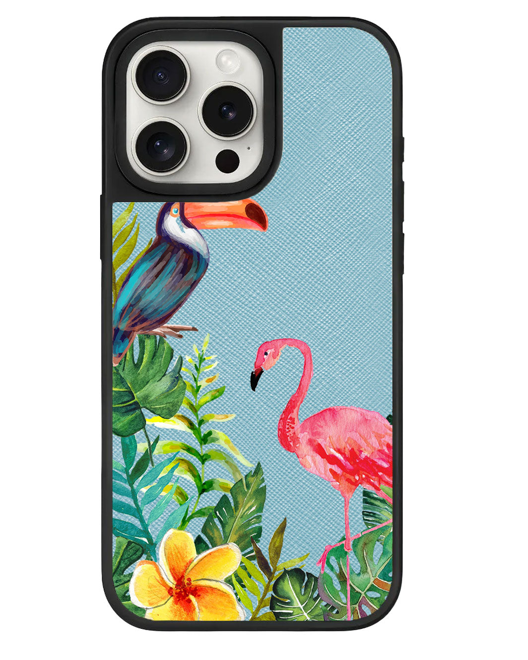 iPhone Leather Grip Case - Tropical