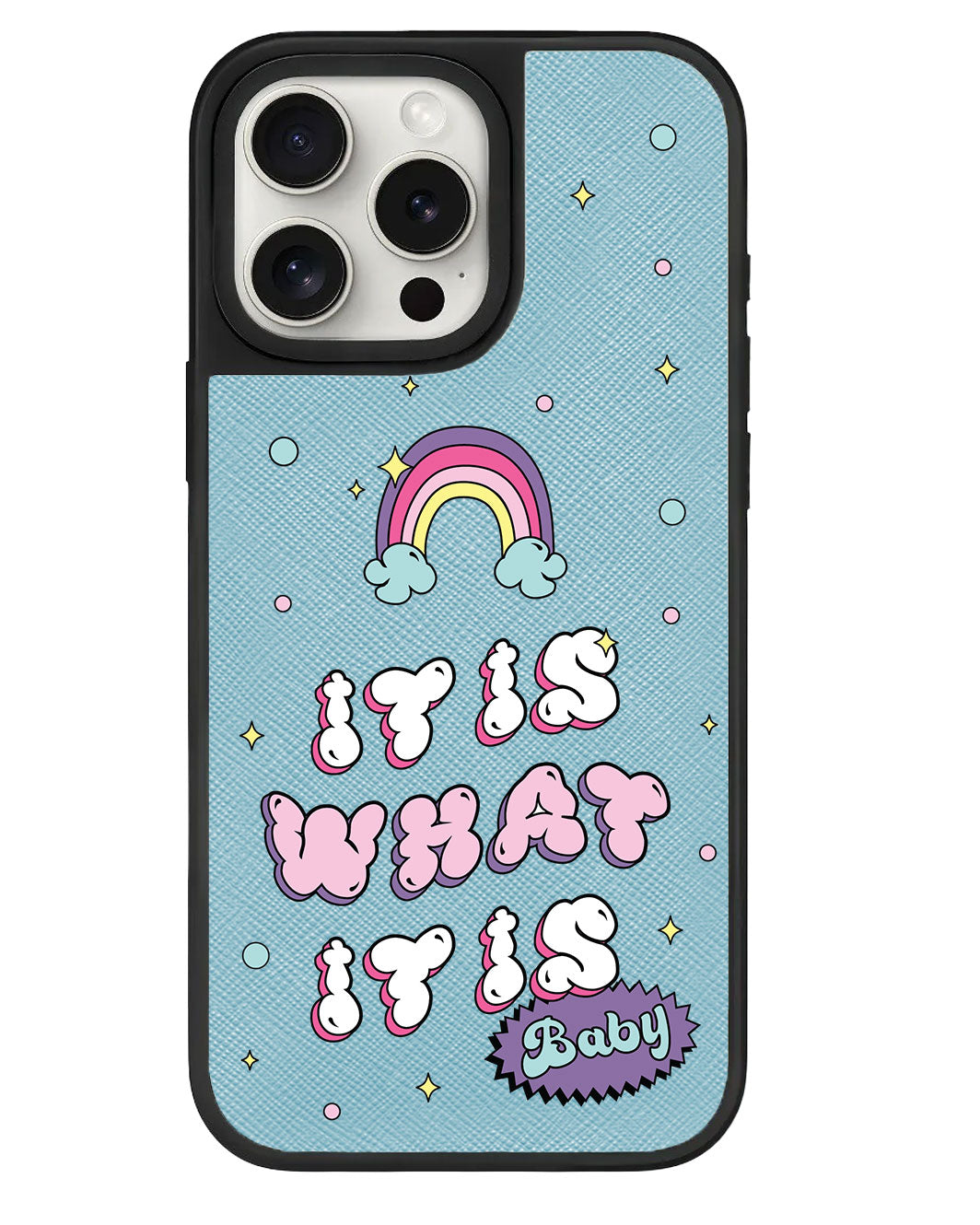 iPhone Leather Grip - It Is What It Is Baby