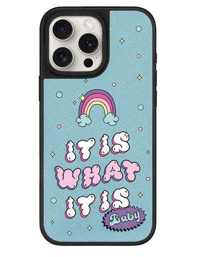 iPhone Leather Grip - It Is What It Is Baby