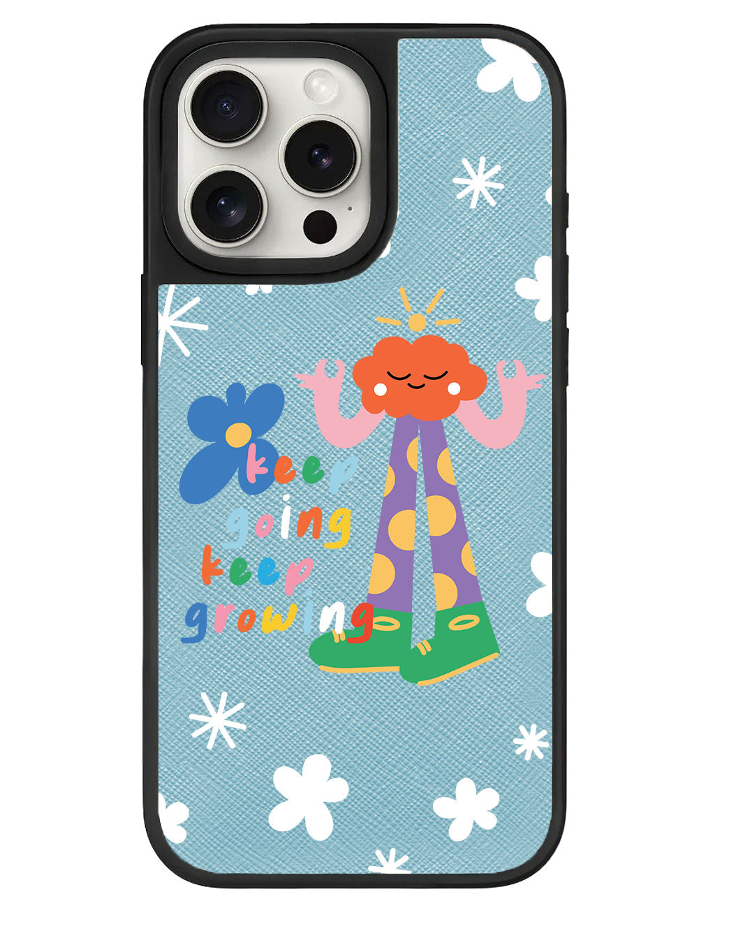 iPhone Leather Grip - Keep Growing