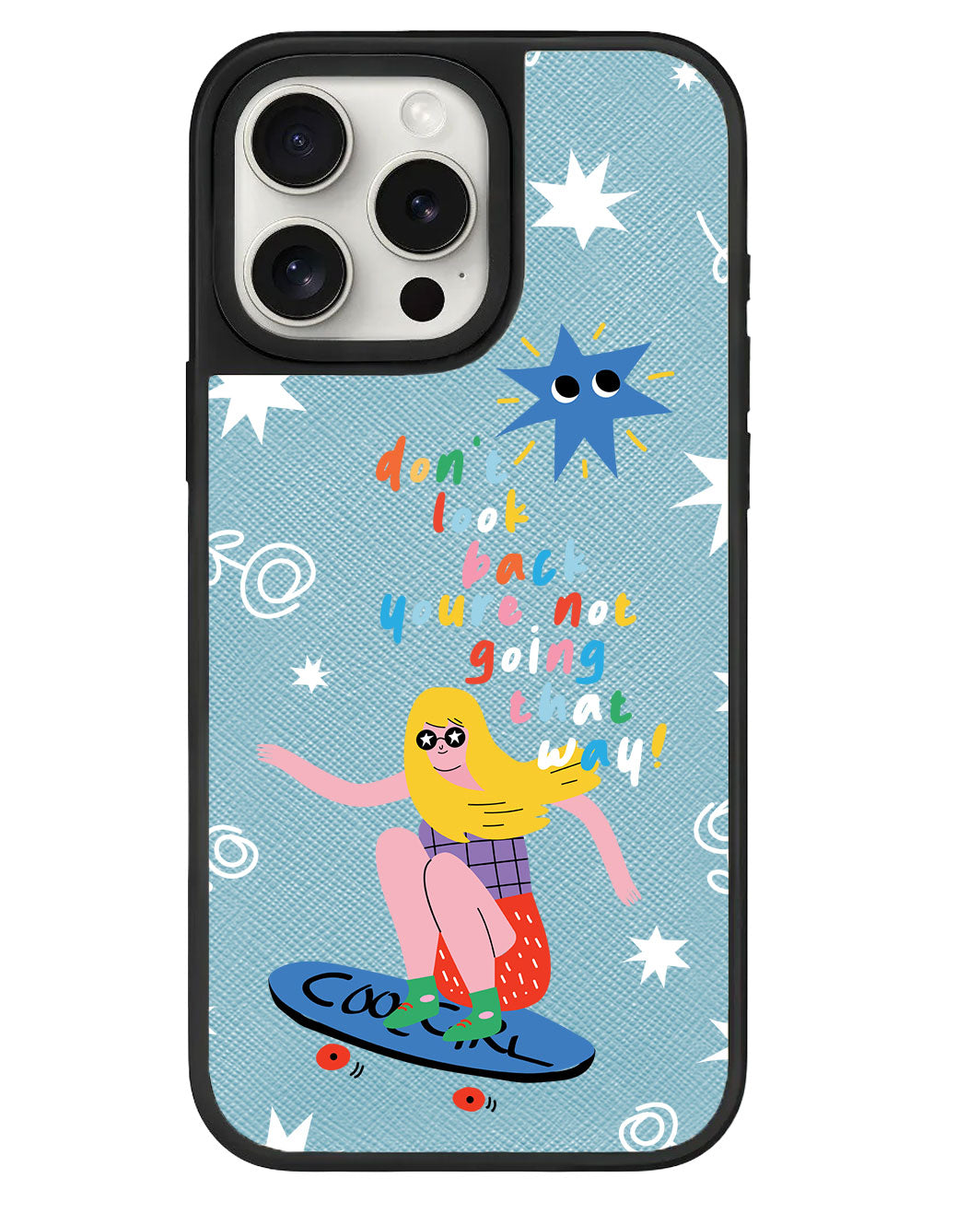 iPhone Leather Grip - Keep Moving