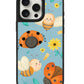 iPhone Leather Grip Case - Ladybug & Bee