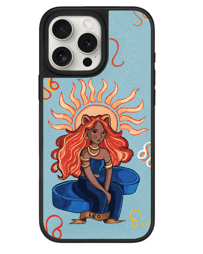 iPhone Leather Grip - Leo