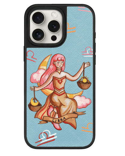 iPhone Leather Grip - Libra