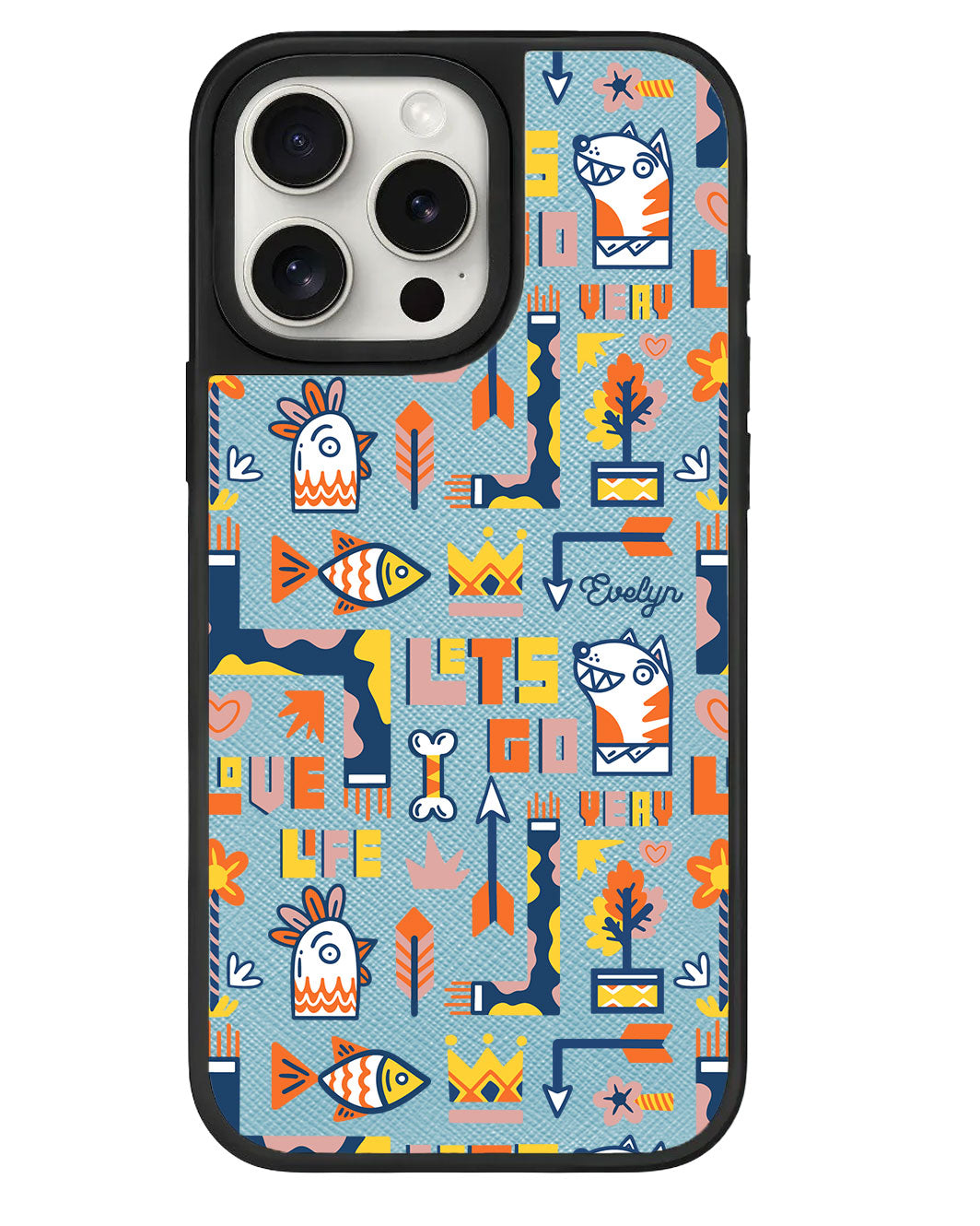 iPhone Leather Grip - Life in Colour