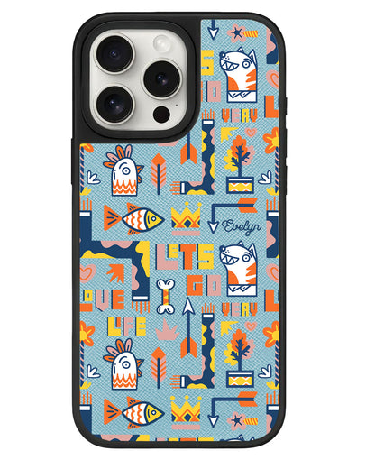 iPhone Leather Grip - Life in Colour