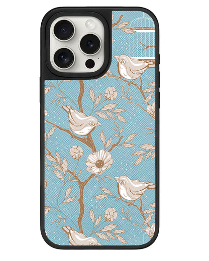 iPhone Leather Grip - Lovebird Monochrome 3.0