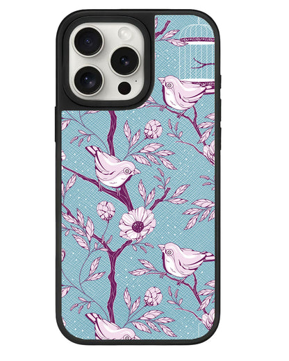 iPhone Leather Grip - Lovebird Monochrome 5.0