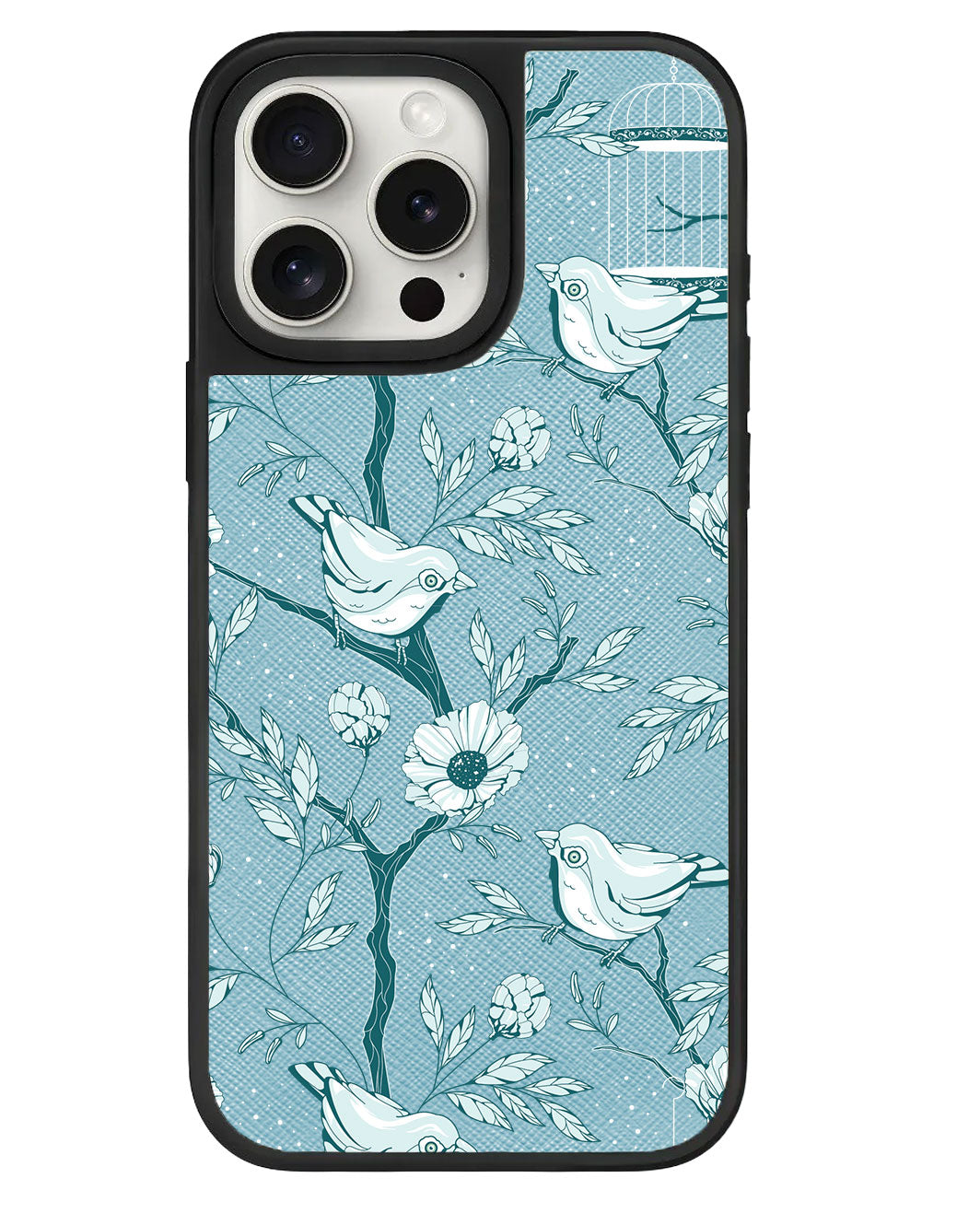 iPhone Leather Grip - Lovebird Monochrome 6.0