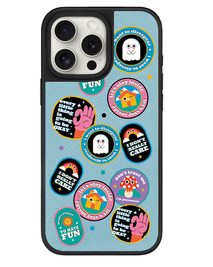 iPhone Leather Grip - Monster Sticker Pack
