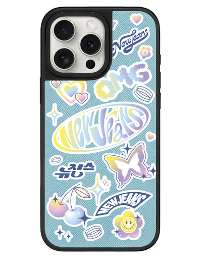 iPhone Leather Grip - New Jeans OMG 1.0