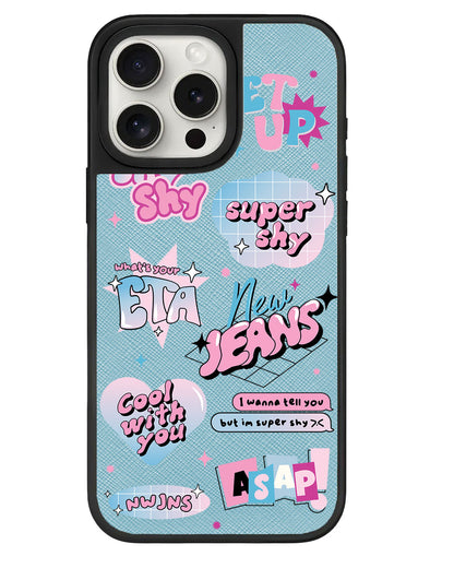 iPhone Leather Grip - New Jeans Super Shy