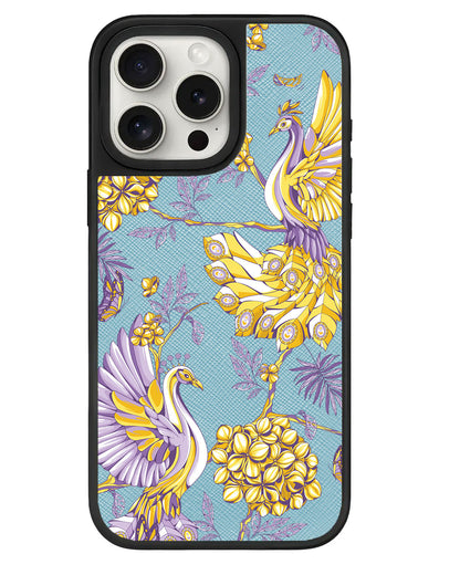 iPhone Leather Grip - Peacock 3.0