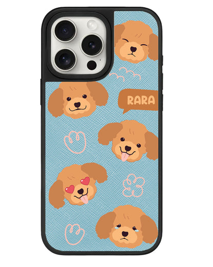 iPhone Leather Grip - Poodle Squad 3.0