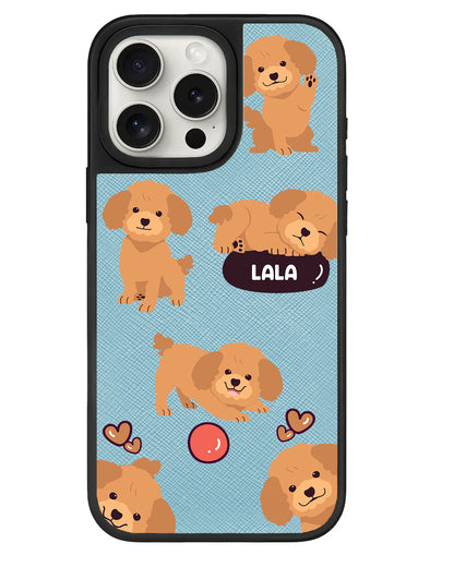 iPhone Leather Grip - Poodle Squad 1.0