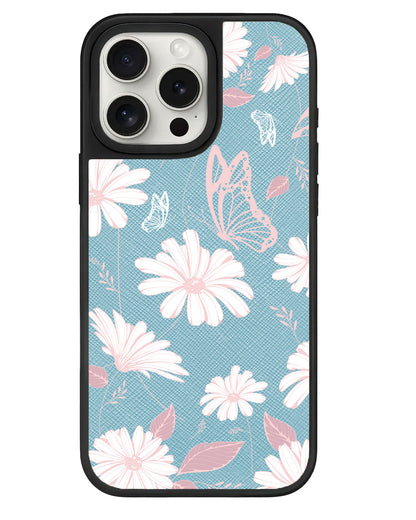 iPhone Leather Grip - Butterfly & Daisy