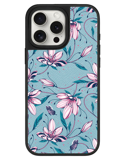 iPhone Leather Grip - Pink Tulip