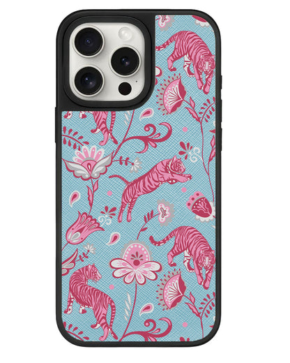 iPhone Leather Grip - Tiger & Floral 7.0