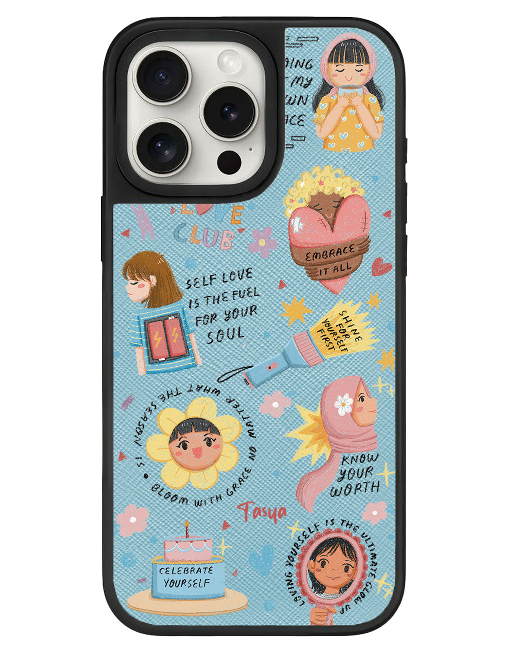iPhone Leather Grip - Self Love Club