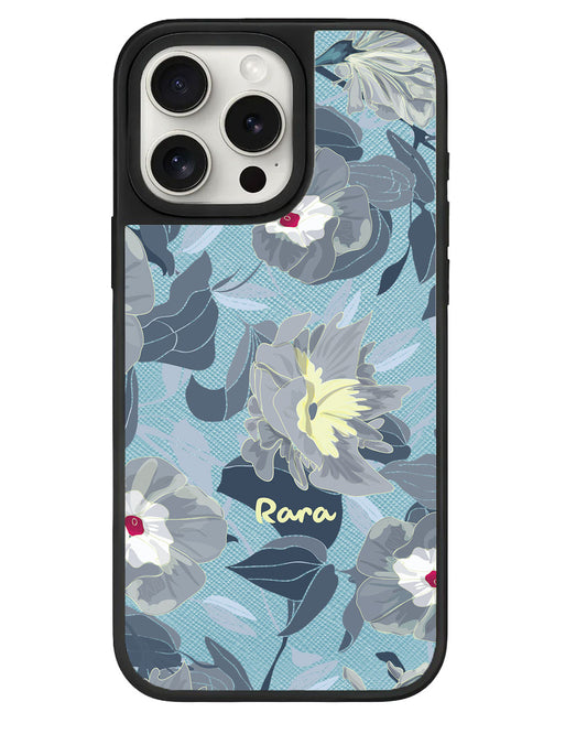 iPhone Leather Grip Case - September Morning Glory