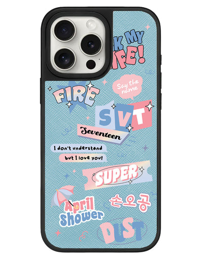 iPhone Leather Grip - Seventeen Super