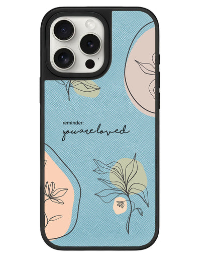 iPhone Leather Grip - Sketchy Flower