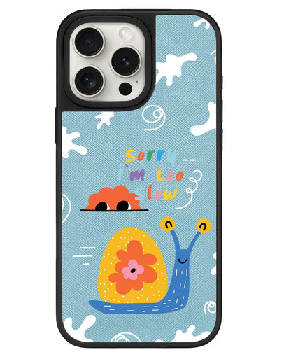 iPhone Leather Grip - Sorry Being Slow