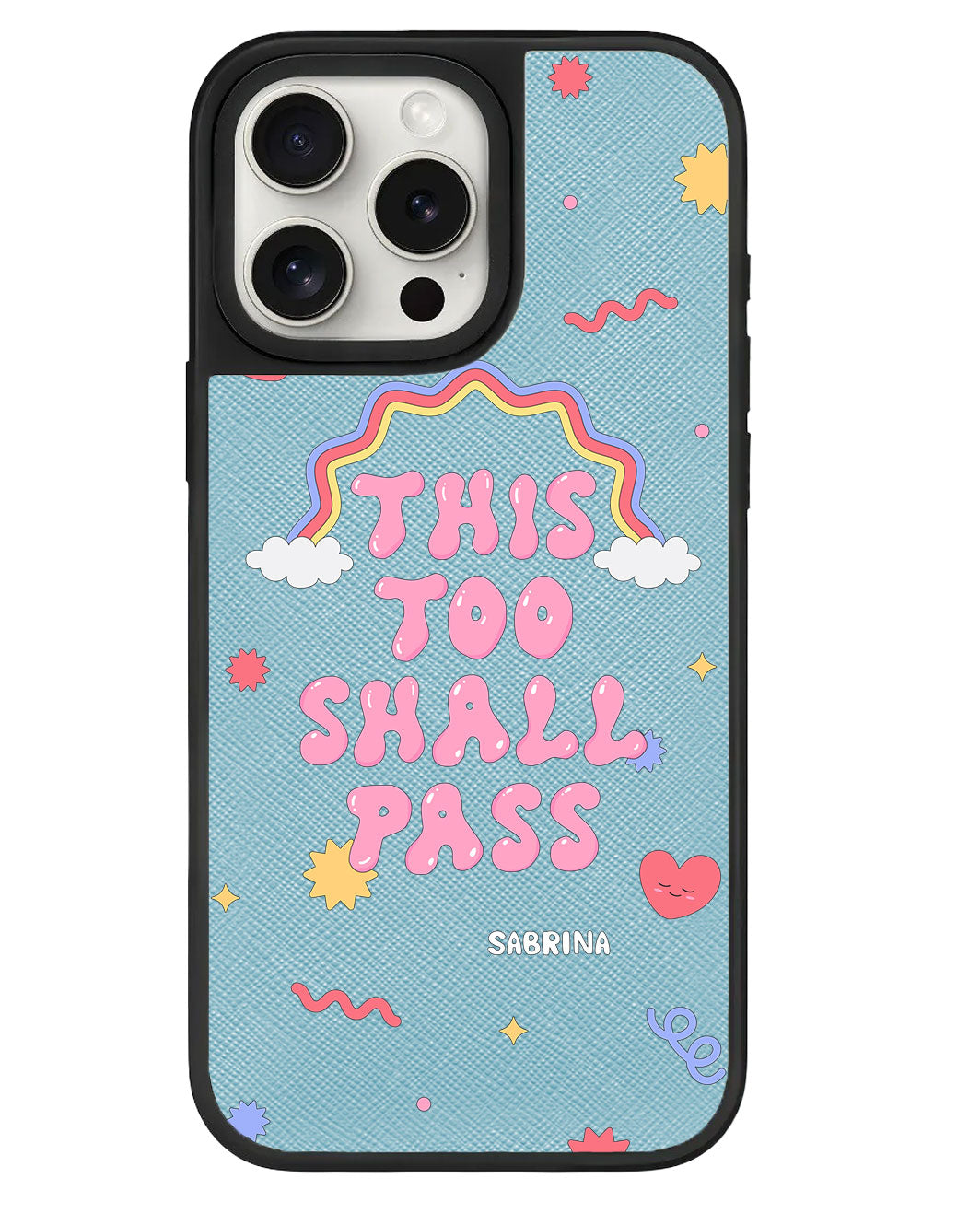 iPhone Leather Grip - This Too Shall Pass