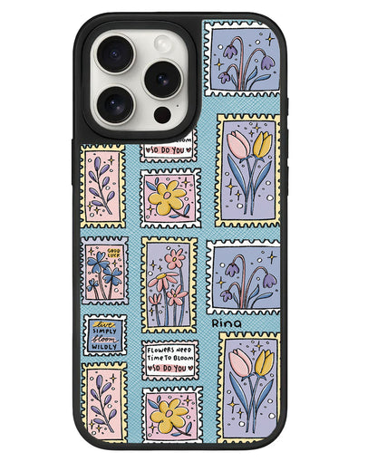 iPhone Leather Grip - Time to Bloom