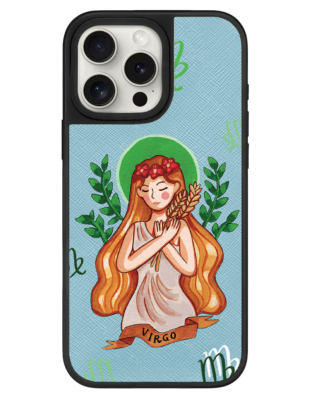 iPhone Leather Grip - Virgo