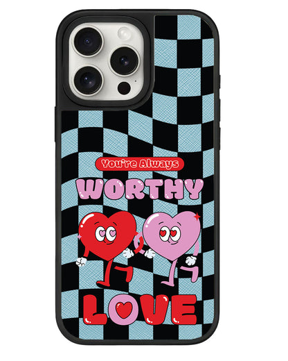 iPhone Leather Grip - Worthy Love