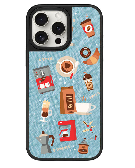 iPhone Leather Grip - Barista