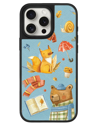 iPhone Leather Grip - Bear & Fox